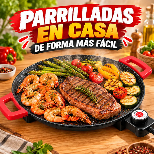 CasaGrill™-Sartén Eléctrico Antiadherente Parrilla